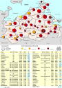 Mecklenburg-Vorpommern: Übersicht zur Bevölkerungsentwicklung der ISEK-Städte von 2005