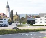 Scheidegg: Collage, Vorplatz Kita St.Gallus