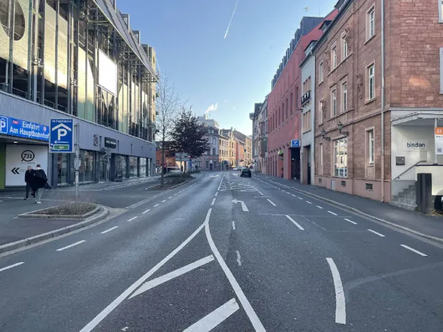 (Cursor aufs Bild!) Bestandssituation/Visualisierung Bereich Parkhaus