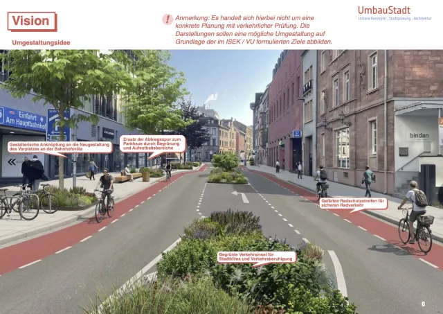 Visualisierung Bereich Parkhaus
