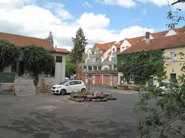 4 Fulda B-Plan Blick vom Innenhof auf die Nachbargebäude
