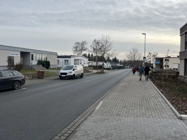 Straßenraum Am Taubenbaum in Richtung Süden
