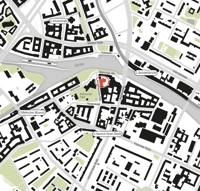 Marinehaus_Lageplan Saalbau des Marinehauses
