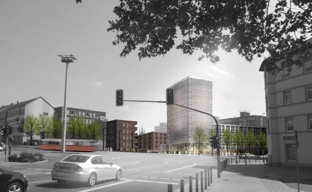 Erfurt: Gothaer Platz (Bildmontage)