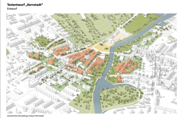 Kernstadt Testentwurf