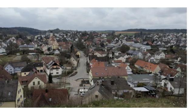 Blick von der Wallfahrtskirche St. Thekla