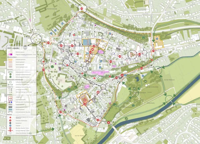 <abbr>SWOT</abbr>-Plan für die Warburger Innenstadt