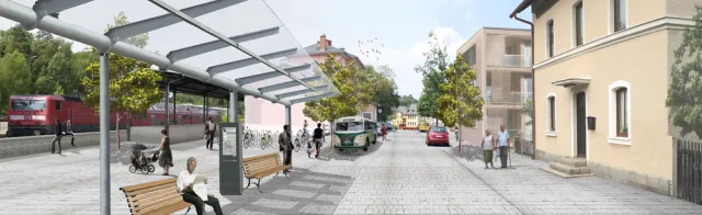 Münchberg: Visualisierung Rahmenplan