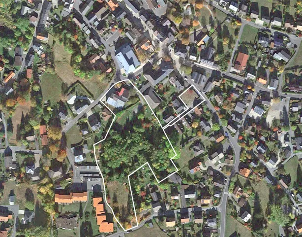 Luftbild des Areals
