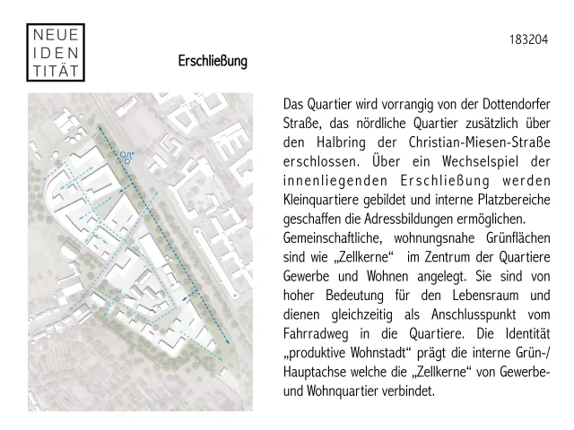Erschließung Entwurf