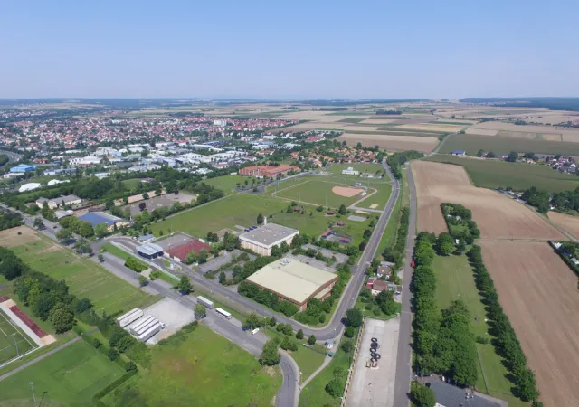 Drohnenaufnahme Wettbewerbsgebiet