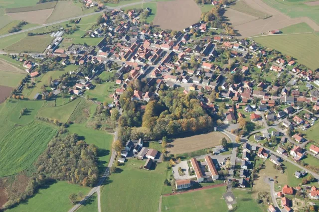 Winklarn: Schräguftbild Projektgebiet