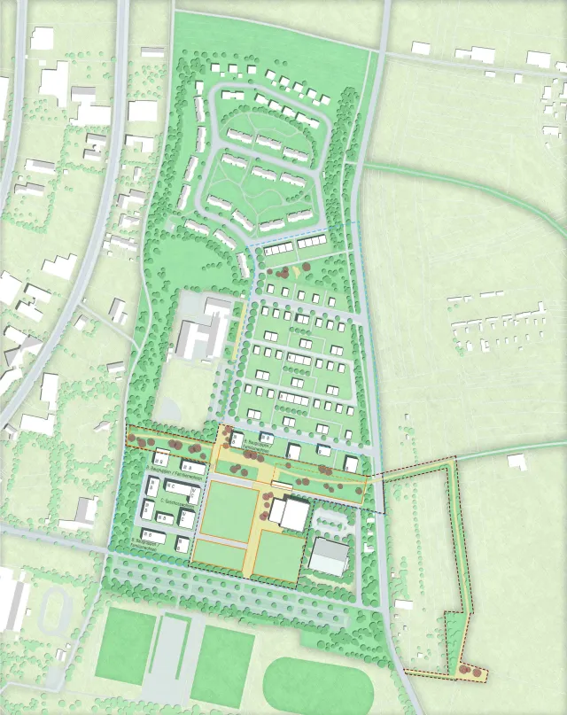 Lageplan 1 Bauphase