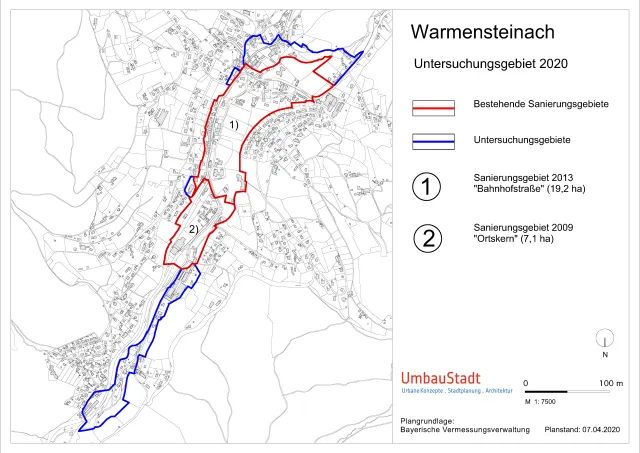 Untersuchungsgebiet Warmensteinach