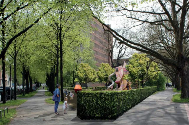 Hannover: Adolfstraße, Ecke Bratke-Allee, Maßnahmenvorschlag Spielplatz