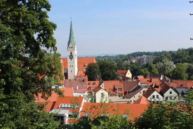 Kempten: Blick von der Burghalde