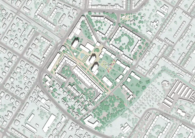 Städtebaulicher Entwurf in Dresden Altgruna